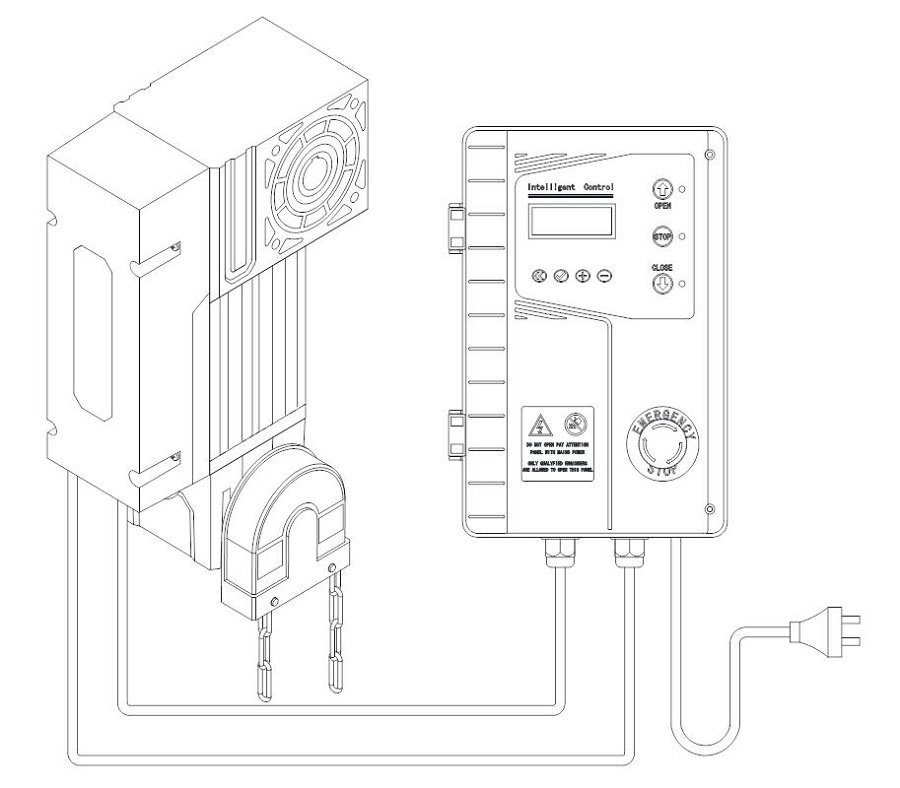 CE standard Industrial Sectional Door Motor